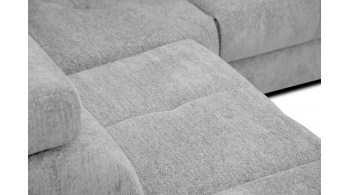 Canapé d'angle gauche avec un relax électrique 5 places CALVERA