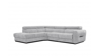 Canapé d'angle gauche avec un relax électrique 5 places CALVERA