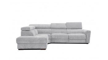 Canapé d'angle gauche avec un relax électrique 5 places CALVERA