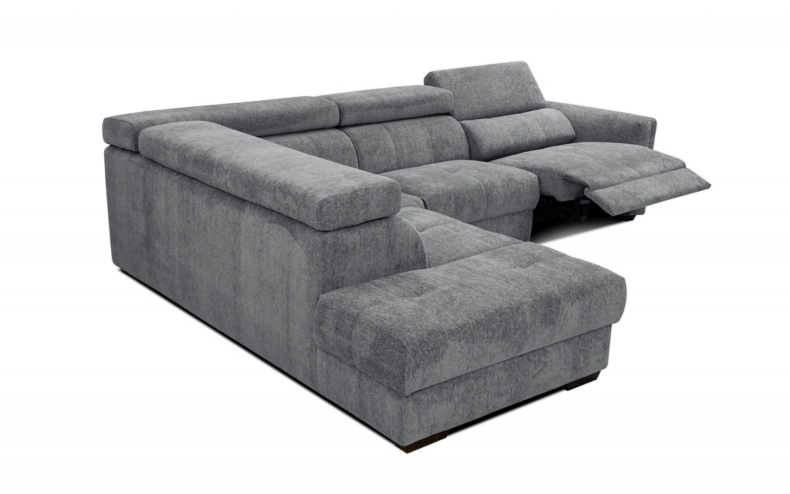 Canapé d'angle gauche avec un relax électrique 5 places CALVERA