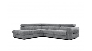 Canapé d'angle gauche avec un relax électrique 5 places CALVERA