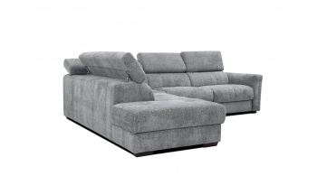 Canapé d'angle gauche avec un relax électrique 5 places CALVERA