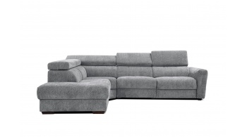 Canapé d'angle gauche avec un relax électrique 5 places CALVERA