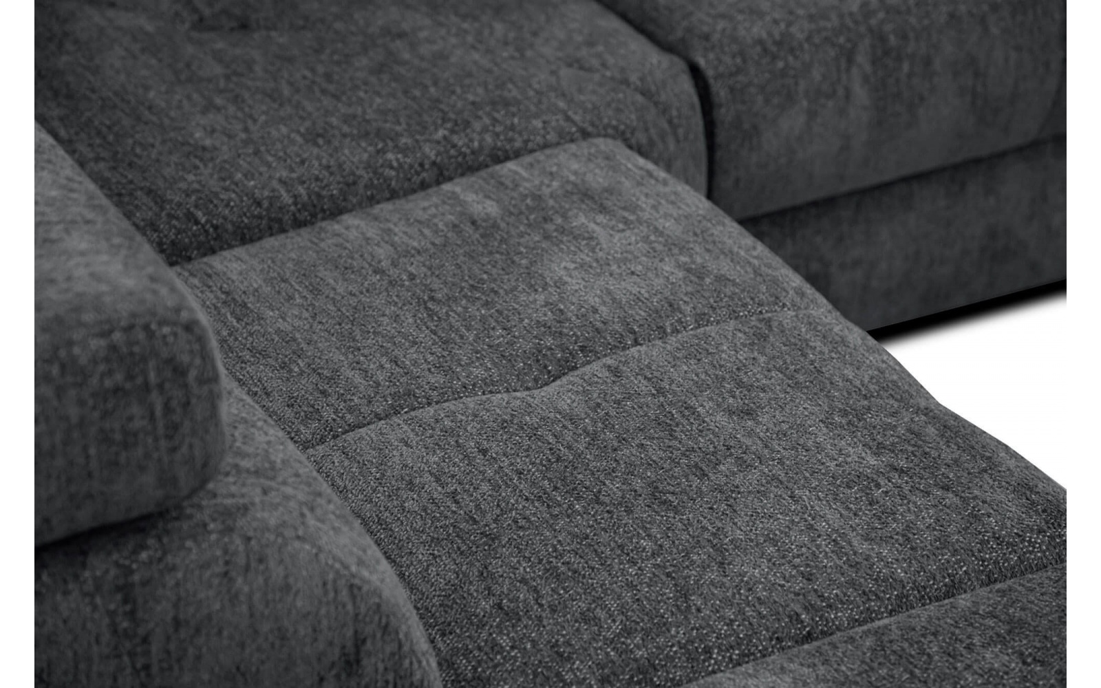 Canapé d'angle gauche avec un relax électrique 5 places CALVERA