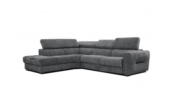 Canapé d'angle gauche avec un relax électrique 5 places CALVERA