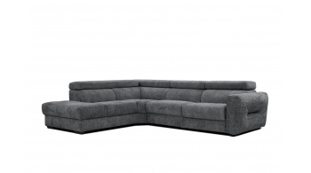 Canapé d'angle gauche avec un relax électrique 5 places CALVERA