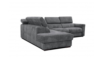 Canapé d'angle gauche avec un relax électrique 5 places CALVERA