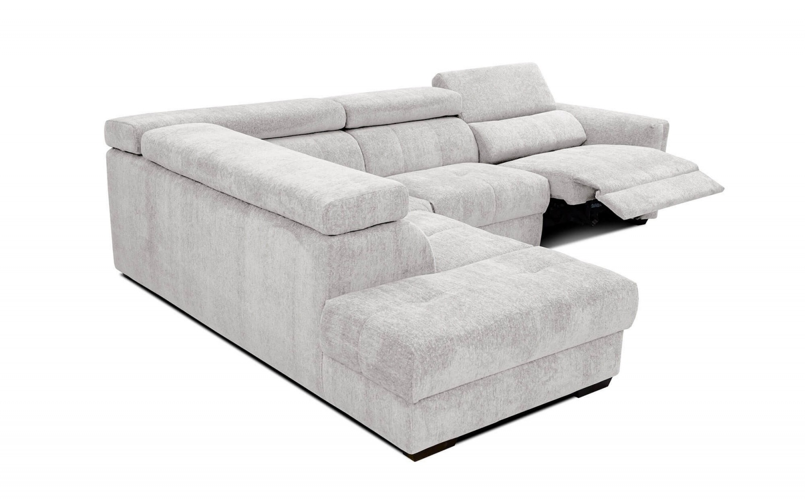 Canapé d'angle gauche avec un relax électrique 5 places CALVERA