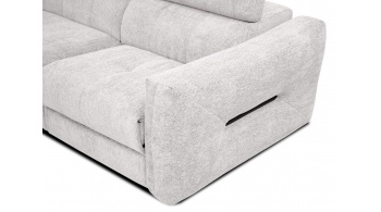 Canapé d'angle gauche avec un relax électrique 5 places CALVERA