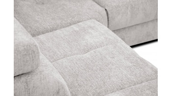 Canapé d'angle gauche avec un relax électrique 5 places CALVERA