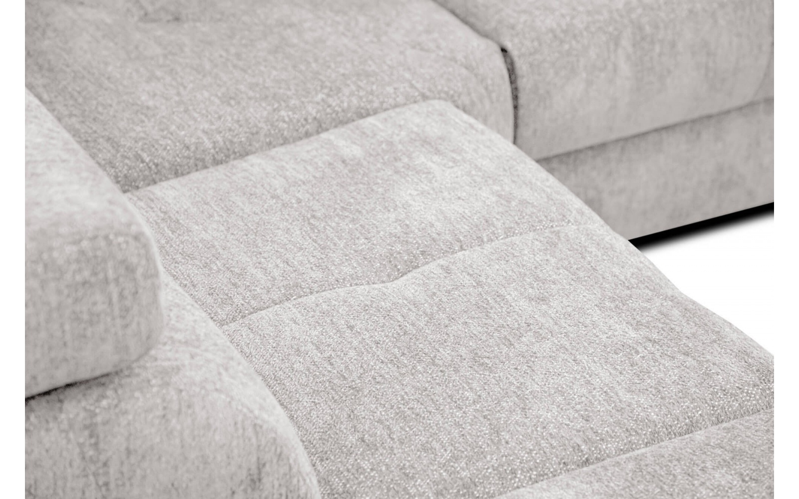 Canapé d'angle gauche avec un relax électrique 5 places CALVERA