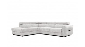 Canapé d'angle gauche avec un relax électrique 5 places CALVERA