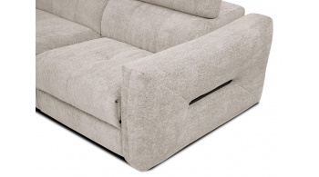 Canapé d'angle gauche avec un relax électrique 5 places CALVERA