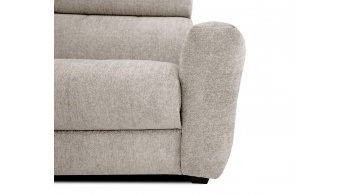 Canapé d'angle gauche avec un relax électrique 5 places CALVERA