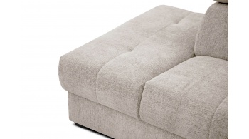 Canapé d'angle gauche avec un relax électrique 5 places CALVERA