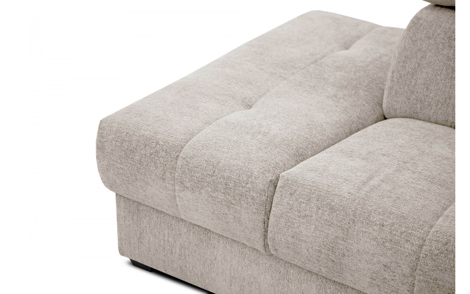 Canapé d'angle gauche avec un relax électrique 5 places CALVERA