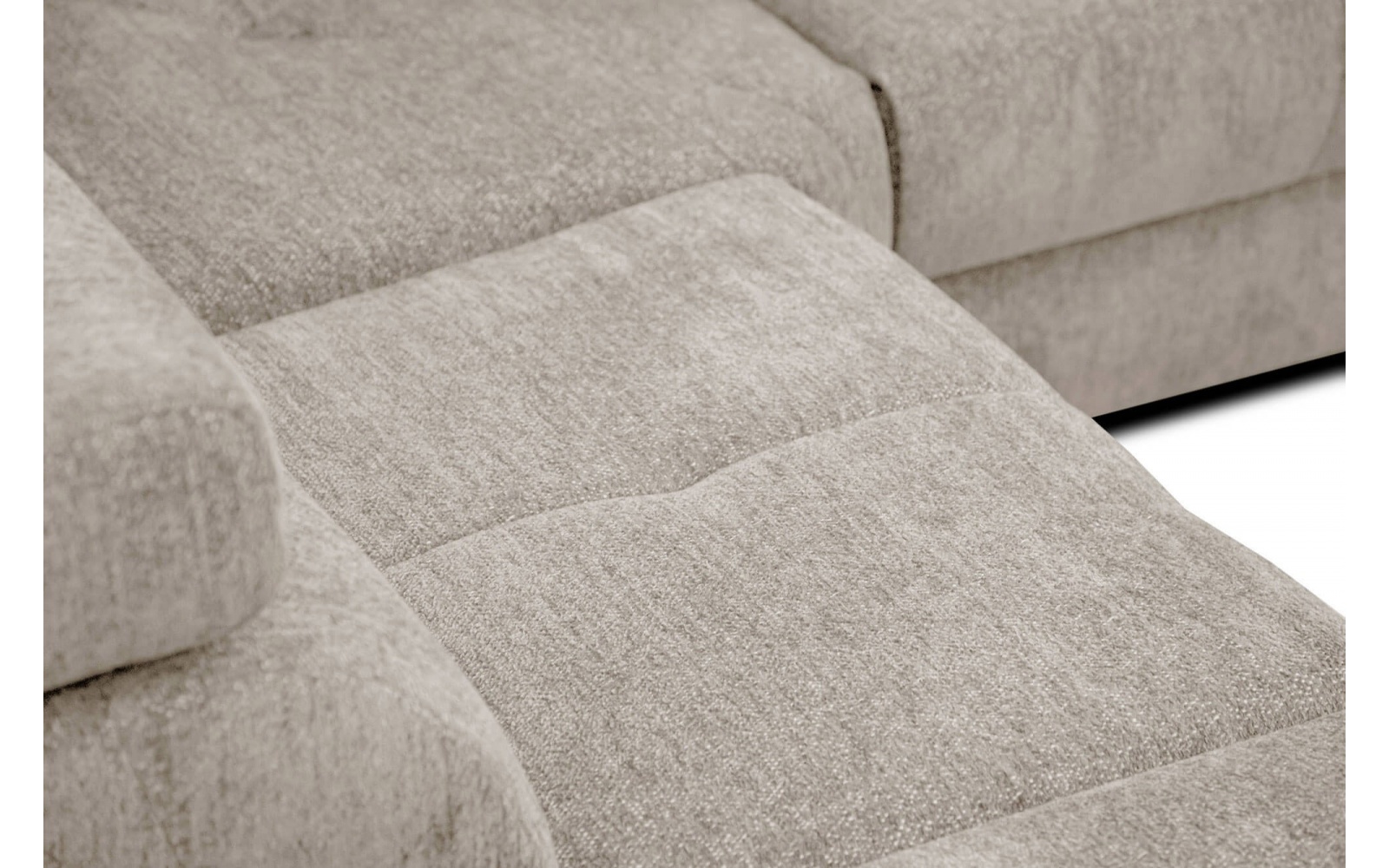 Canapé d'angle gauche avec un relax électrique 5 places CALVERA