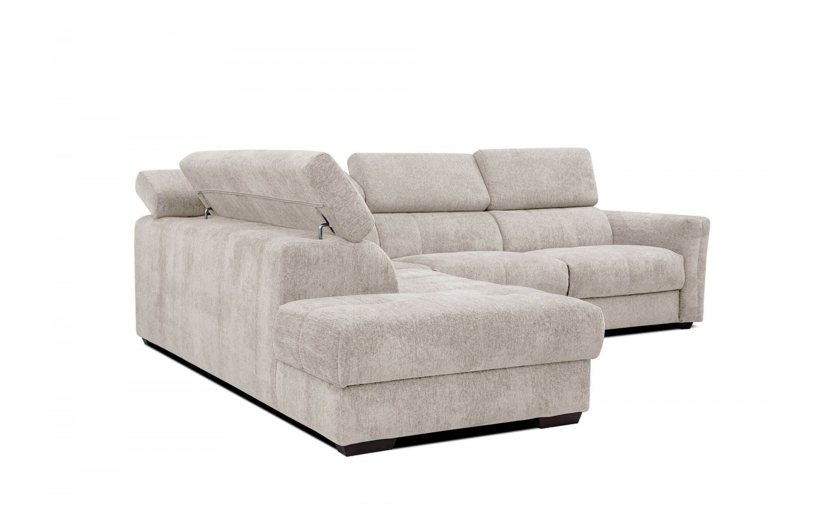 Canapé d'angle gauche avec un relax électrique 5 places CALVERA