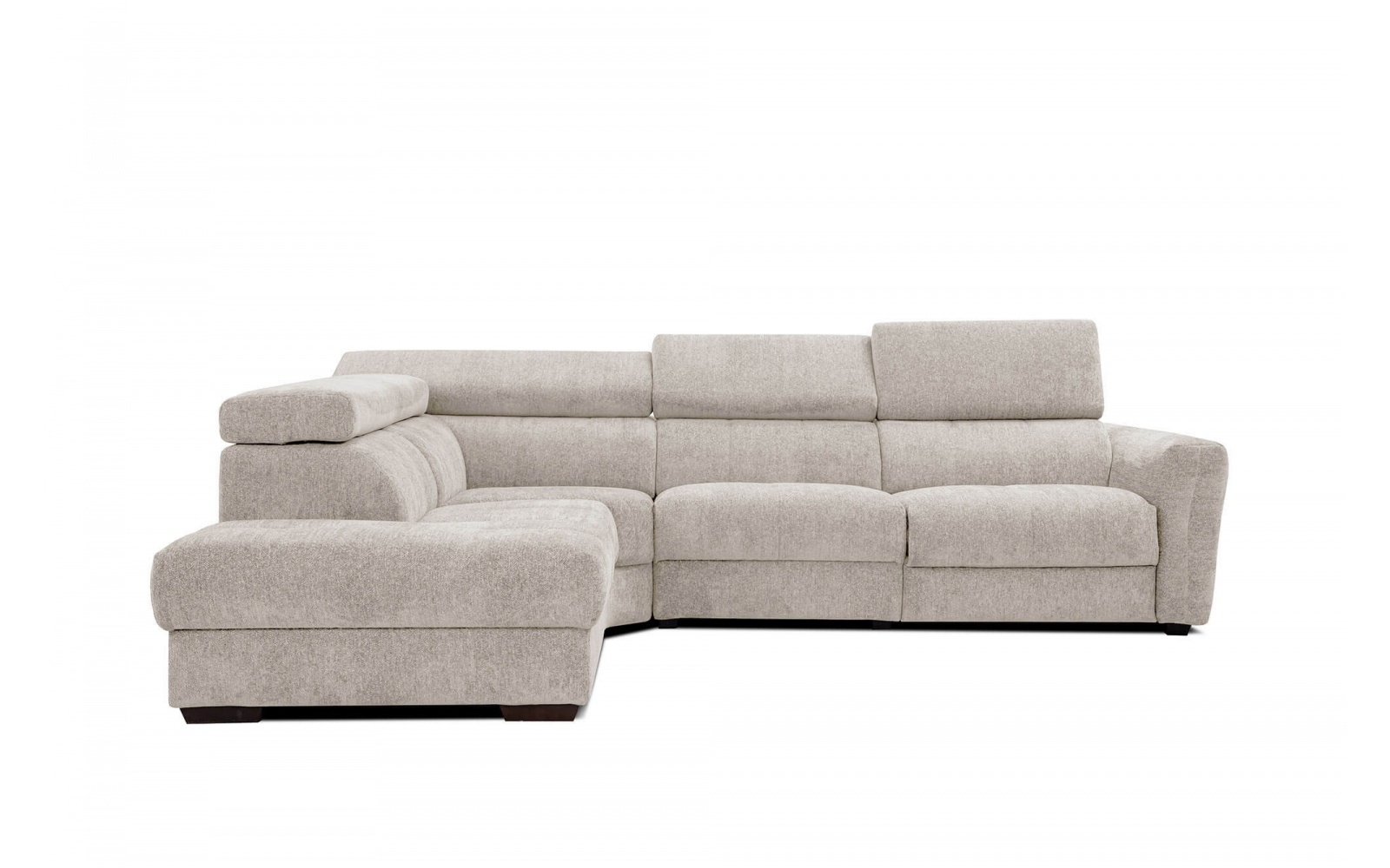 Canapé d'angle gauche avec un relax électrique 5 places CALVERA