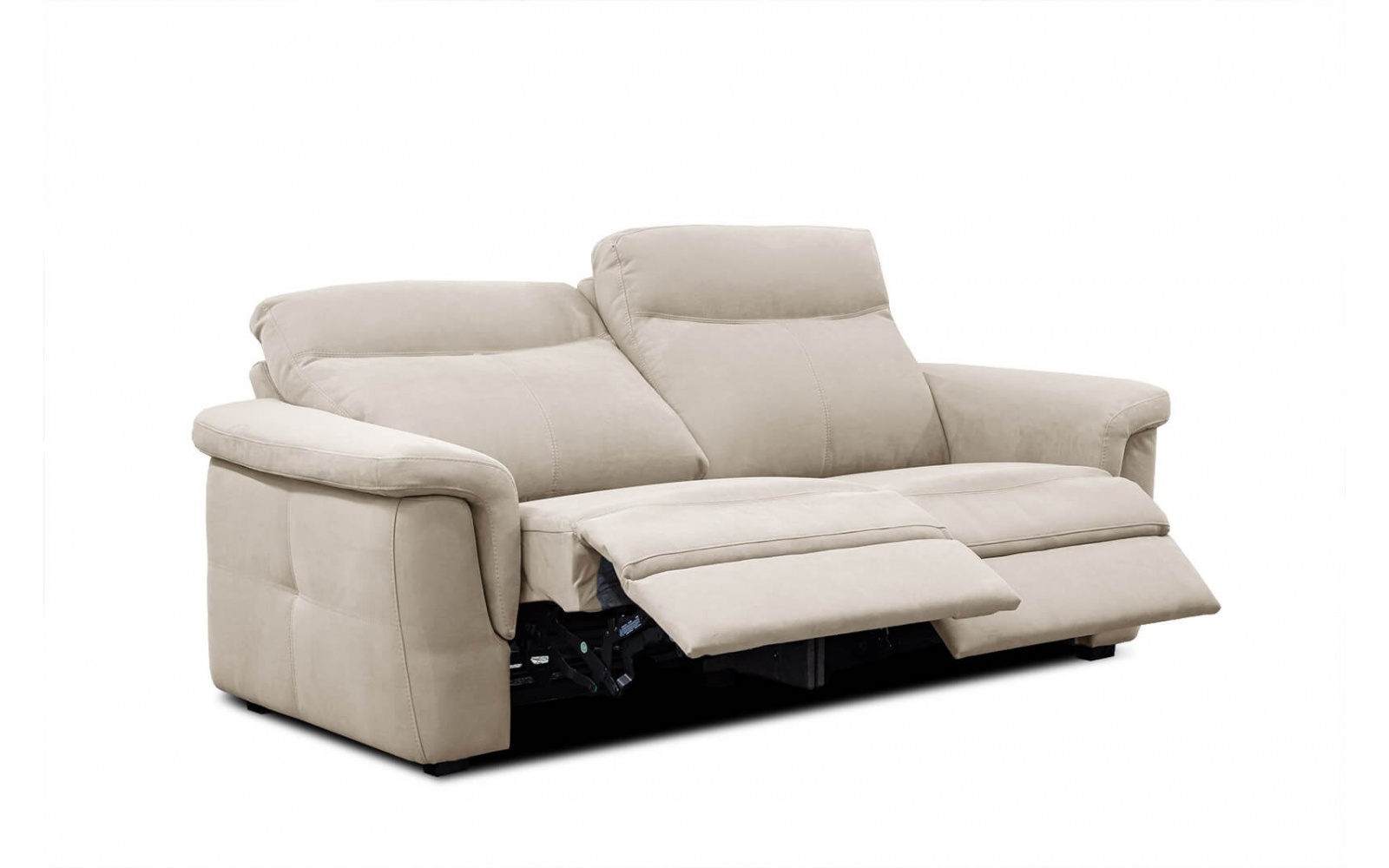 Canapé droit 3 places avec deux relax électriques JONES