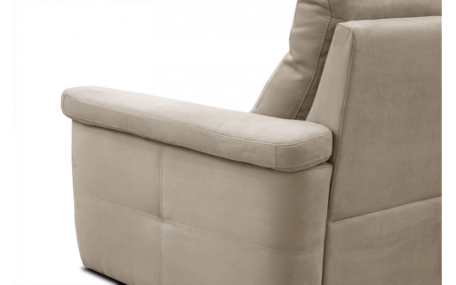 Canapé droit 3 places avec deux relax électriques JONES