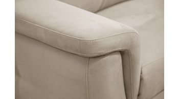 Canapé droit 3 places avec deux relax électriques JONES