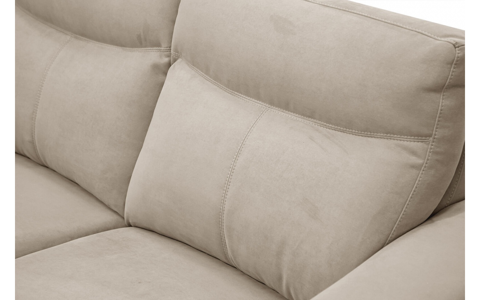 Canapé droit 3 places avec deux relax électriques JONES