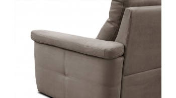 Canapé droit 3 places avec deux relax électriques JONES