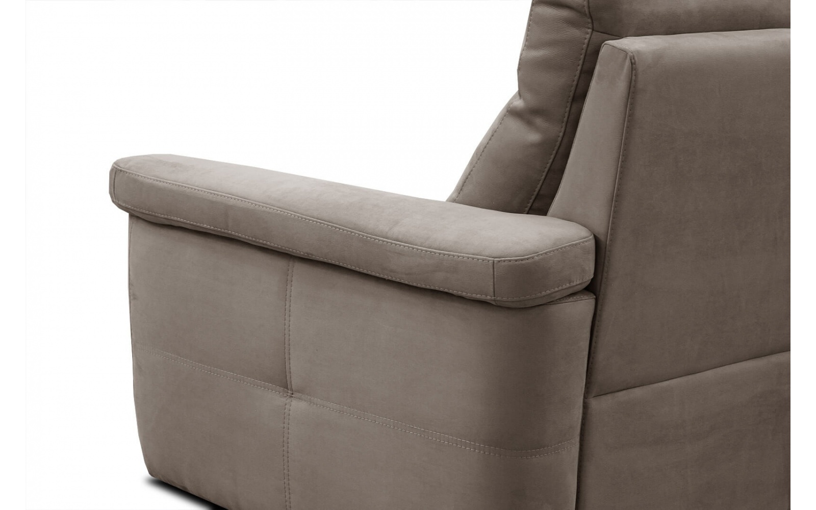 Canapé droit 3 places avec deux relax électriques JONES