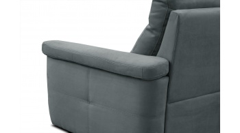 Canapé droit 3 places avec deux relax électriques JONES