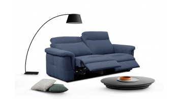 Canapé droit 3 places avec deux relax électriques JONES