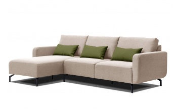 Canapé d'angle gauche 3 places DANNY