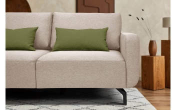 Canapé d'angle gauche 3 places DANNY