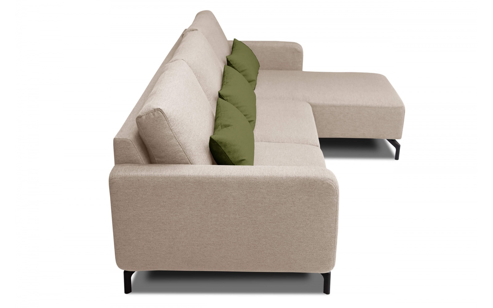 Canapé d'angle droit 3 places DANNY