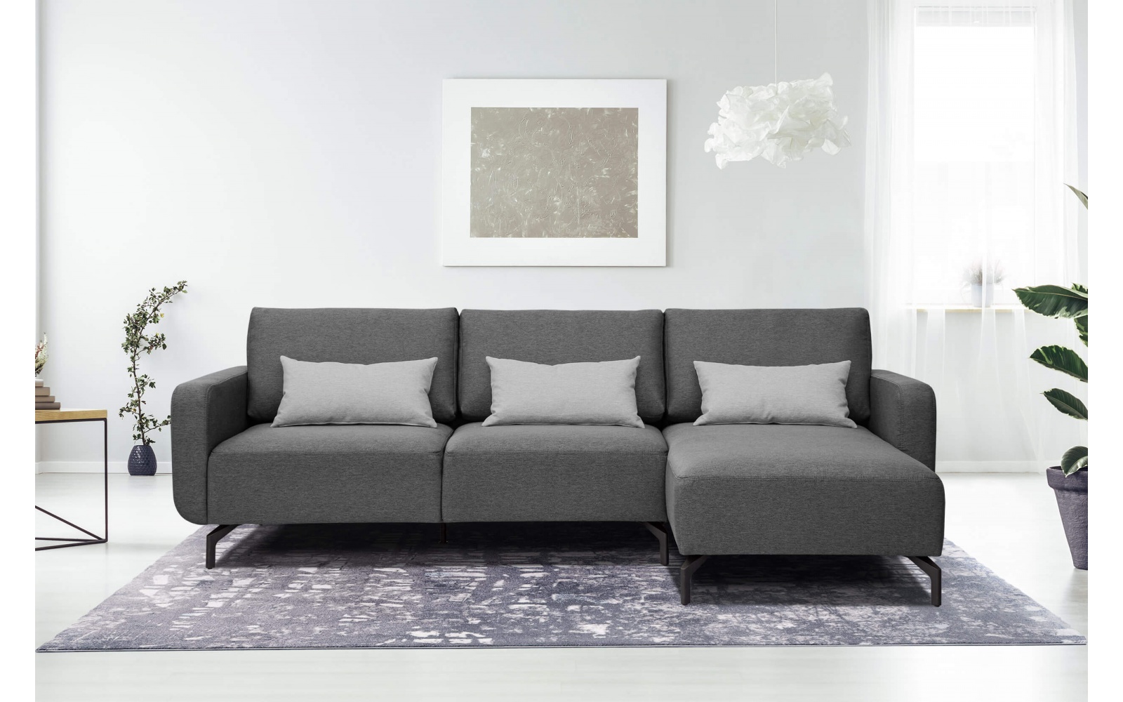 Canapé d'angle droit 3 places DANNY