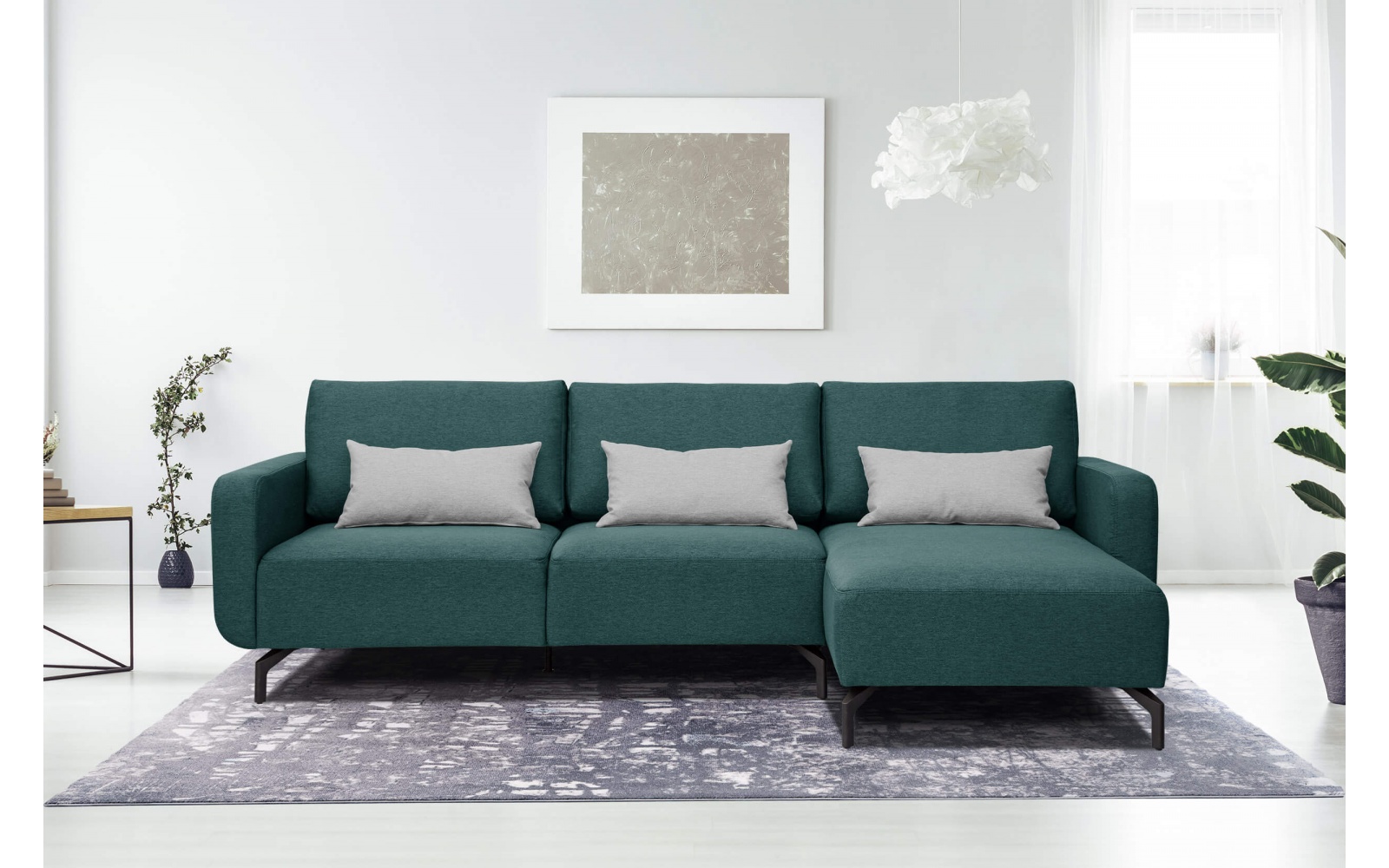 Canapé d'angle droit 3 places DANNY