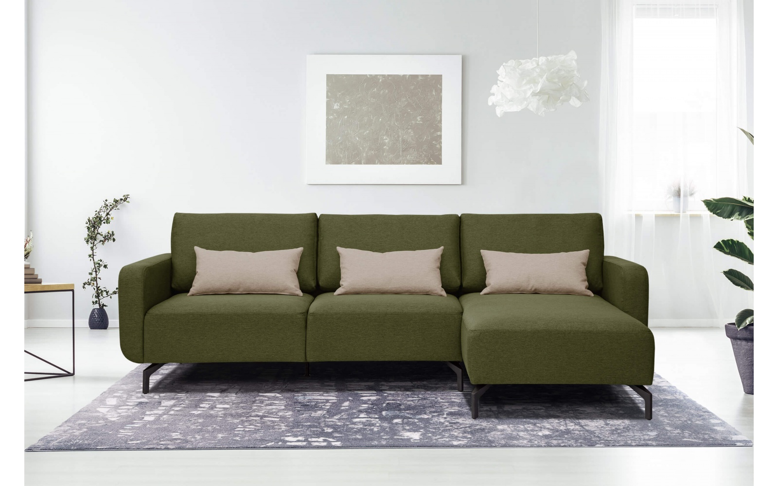 Canapé d'angle droit 3 places DANNY