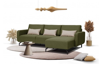 Canapé d'angle droit 3 places DANNY