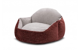 Panier pour chien et chat 70 x 55 cm rouge + gris clair MICKEY