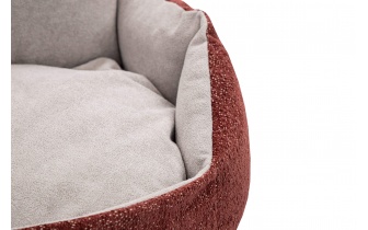 Panier pour chien et chat 70 x 55 cm rouge + gris clair MICKEY