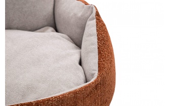 Panier pour chien et chat 70 x 55 cm orange + gris clair MICKEY