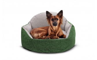 Panier pour chien et chat 70 x 55 cm vert + gris clair MICKEY