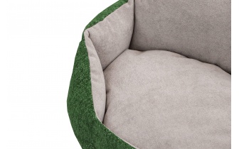 Panier pour chien et chat 70 x 55 cm vert + gris clair MICKEY