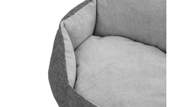 Panier pour chien et chat 70 x 55 cm gris + gris clair MICKEY