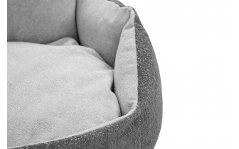 Panier pour chien et chat 70 x 55 cm gris + gris clair MICKEY