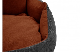 Panier pour chien et chat 70 x 55 cm gris foncé + rouge MICKEY