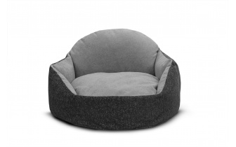 Panier pour chien et chat 70 x 55 cm gris foncé + gris MICKEY