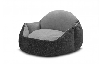 Panier pour chien et chat 70 x 55 cm gris foncé + gris MICKEY