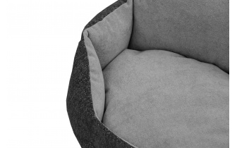 Panier pour chien et chat 70 x 55 cm gris foncé + gris MICKEY