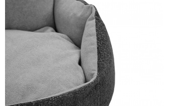 Panier pour chien et chat 70 x 55 cm gris foncé + gris MICKEY